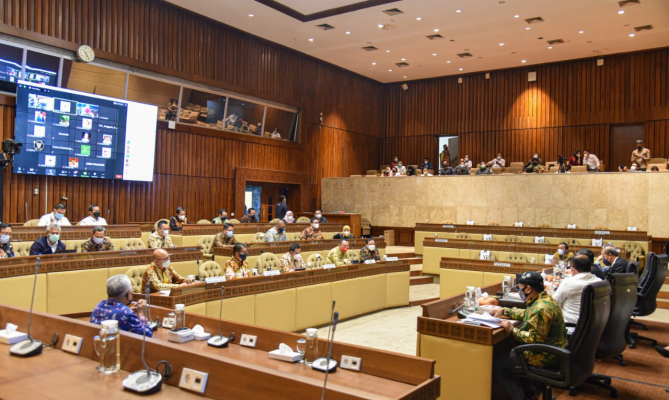 RDP bersama Komisi II, Bawaslu Sampaikan Desain Kelembagaan Pemilu Serentak 2024