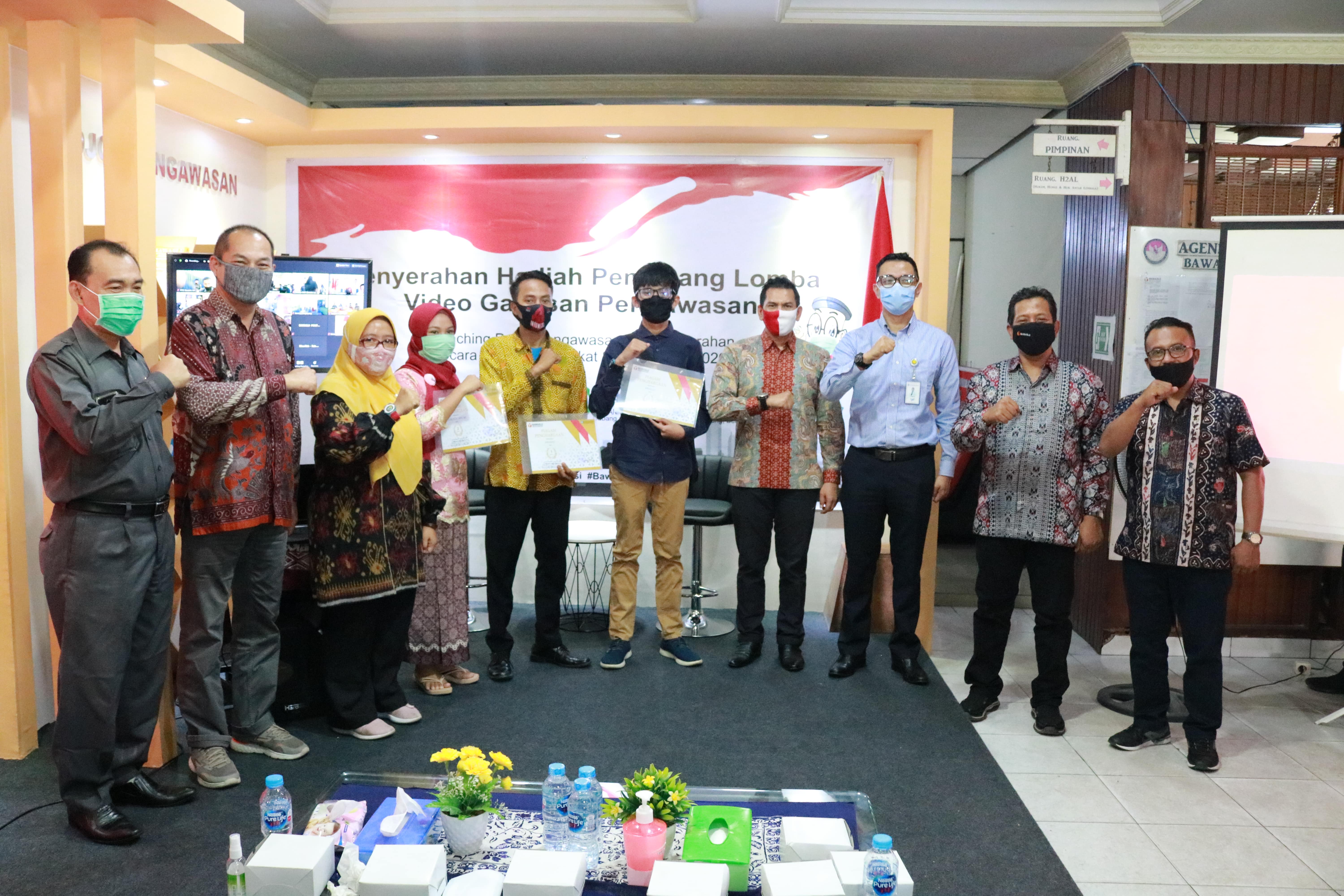 KAYONG UTARA MENDOMINASI JUARA DALAM LOMBA VIDEO GAGASAN PENGAWASAN