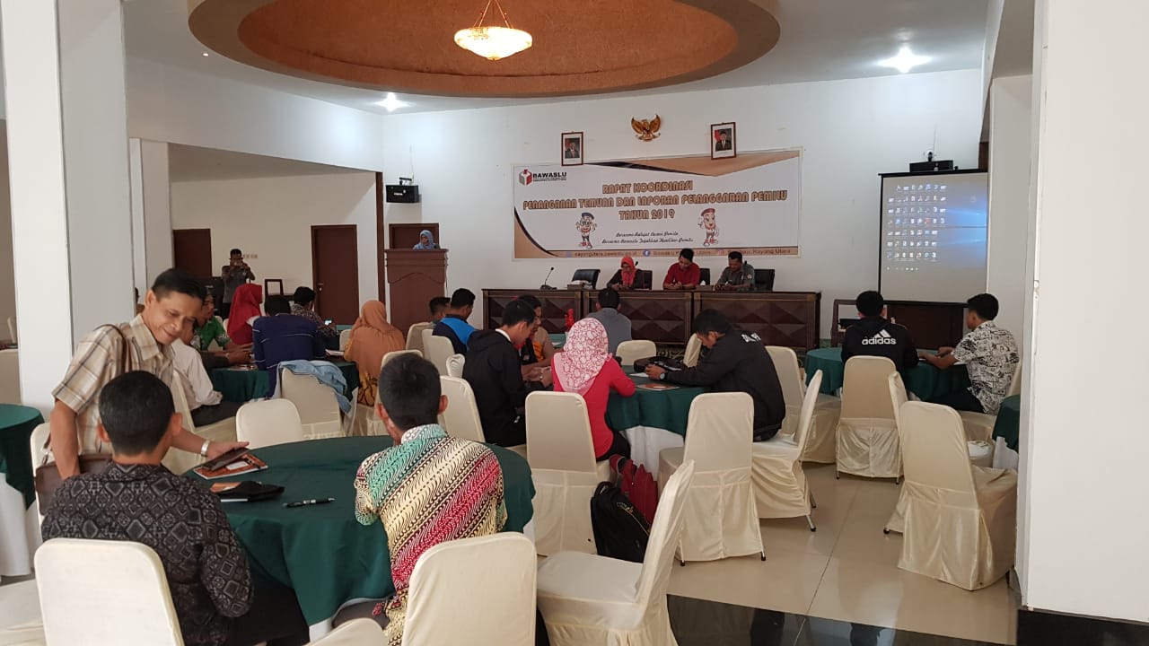 Rapat Koordinasi Penanganan Temuan dan Laporan Pelanggaran Pemilu Tahun 2019