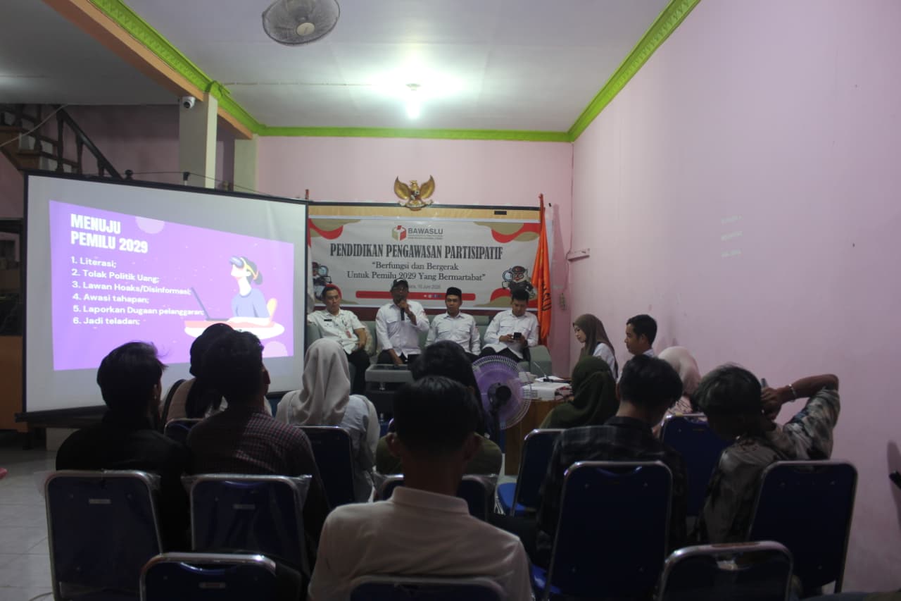 Resmi menjalin kerjasama antara Bawaslu Kabupaten Kayong Utara dengan Perisai Demokrasi Bangsa
