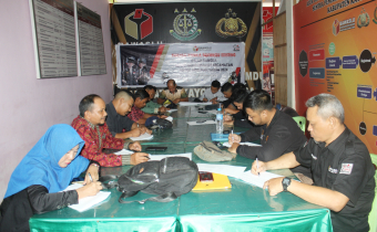 Bawaslu Kabupaten Kayong Utara Laksanakan Evaluasi Kinerja Panwaslu Kecamatan Existing Untuk Pemilihan Tahun 2024.