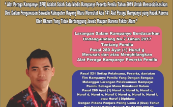 Sanksi Perusakan APK (Alat Peraga Kampanye) Menurut Undang-Undang Nomor 7 Tahun 2017 tentang Pemilihan Umum